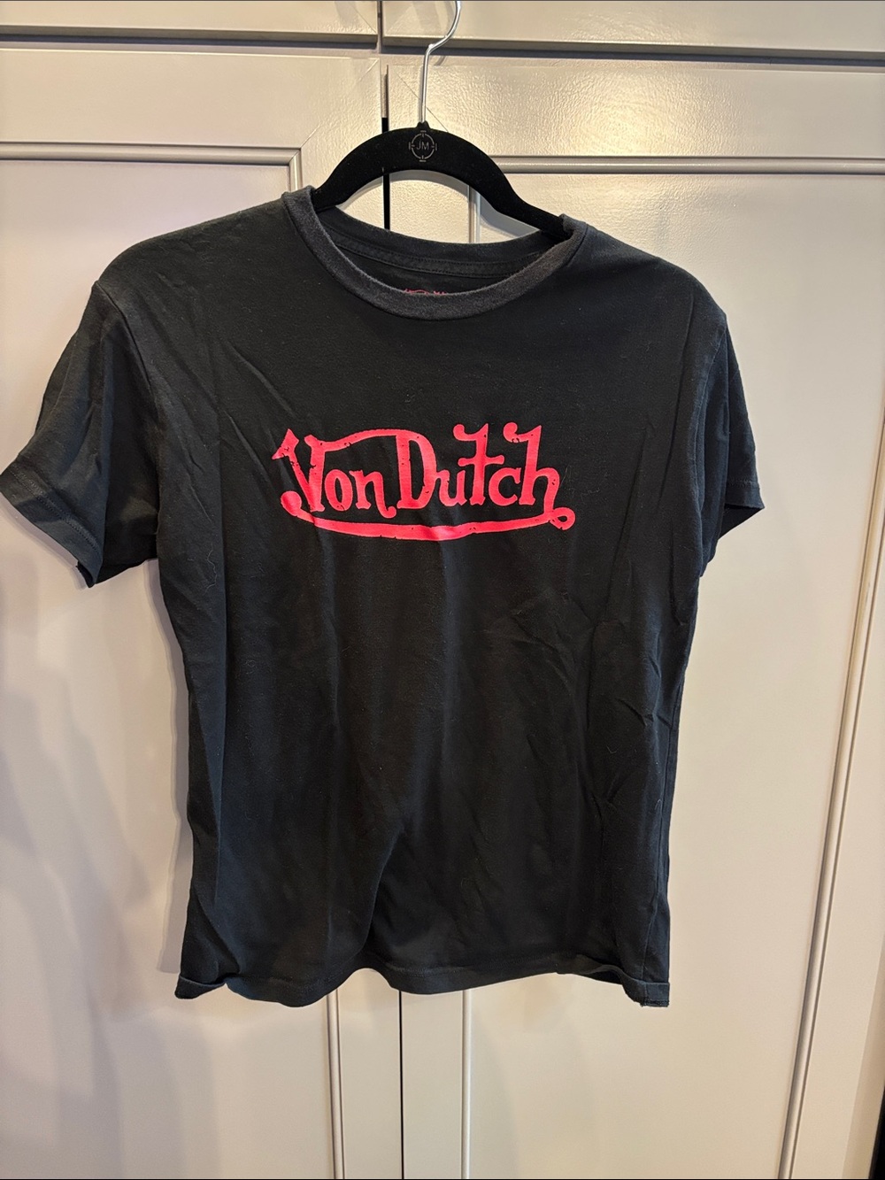 Vintage Y2kVon Dutch Black Tee M